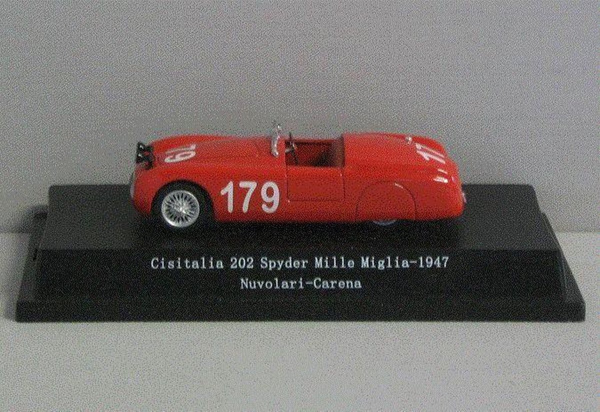 Starline Models Cisitalia 202 Spyder - No. 179 - 1947 - Mille Miglia - 1:43