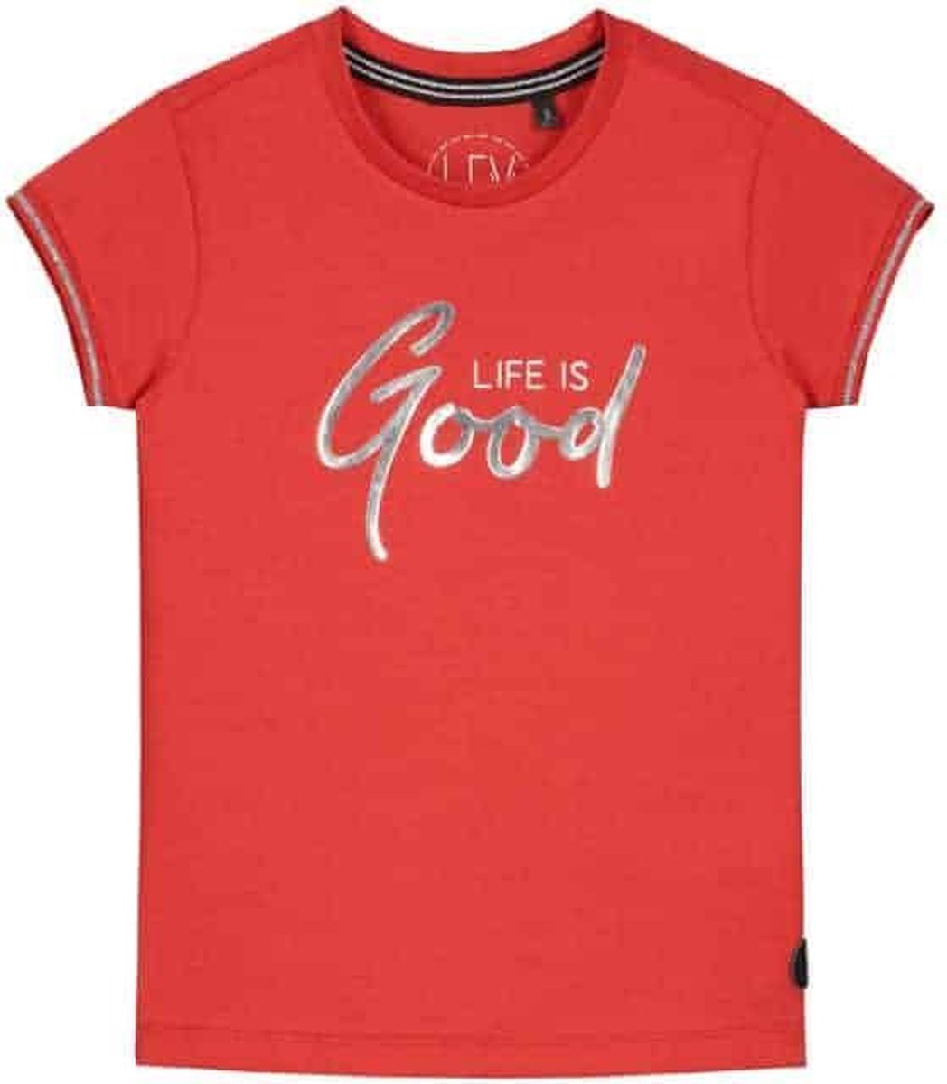 Levv T-shirt - Shortsleeve Gijsje fiery red - maat 92