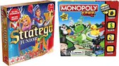 Kinderspelvoordeelset Stratego Junior & Monopoly Junior - Bordspel