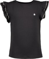 Like FLO Meisjes ruffle t-shirt - antraciet - Maat 128