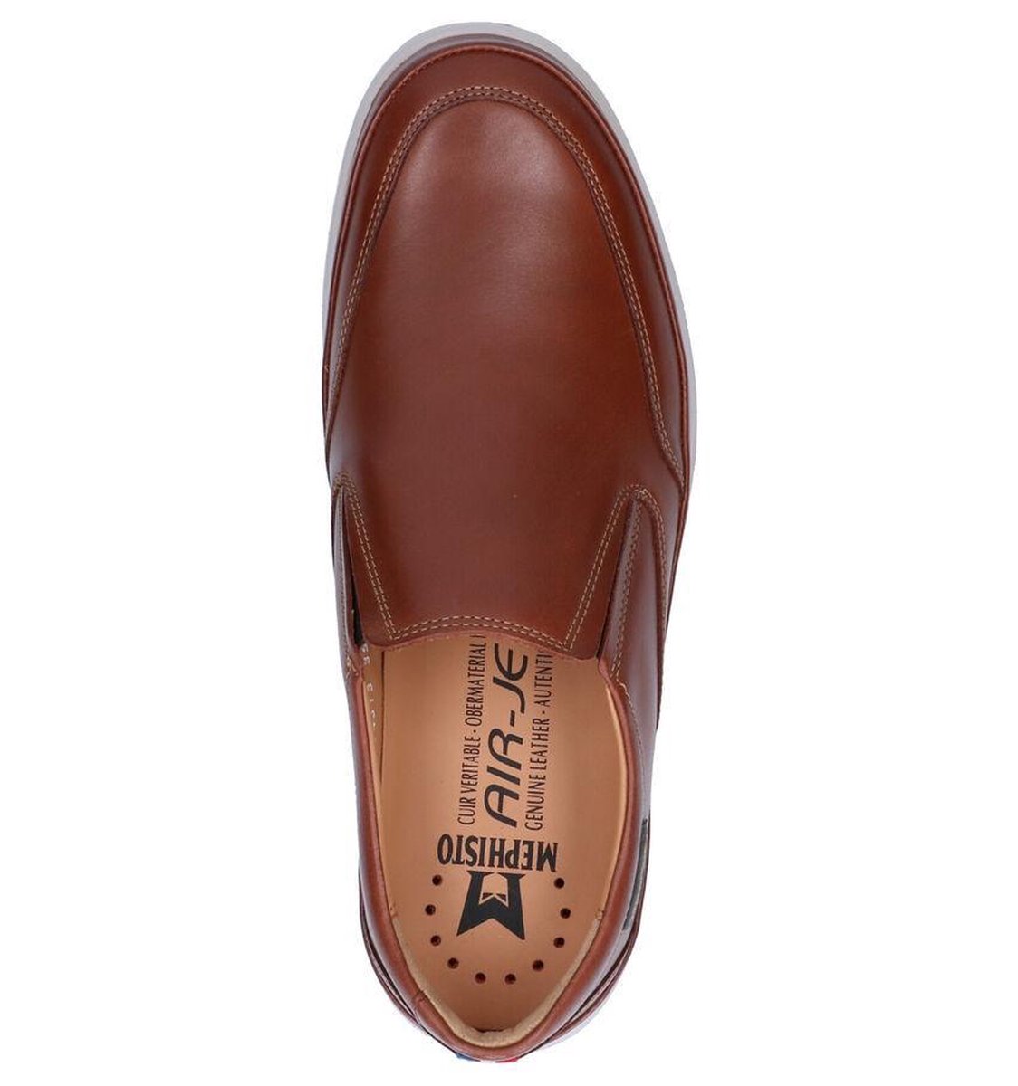 Mephisto Twain Randy Mocassins Cognac Heren 41 Instappers fOvGHEkL