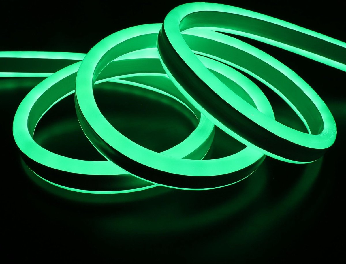 Lichtslang Neon Flex – LED - Groen - 5 meter - LINA