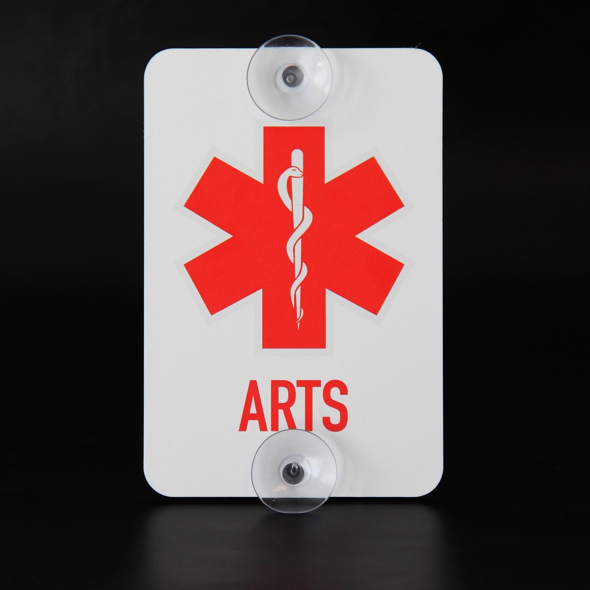 Autobord Logo - Arts - Rood - 10x15cm