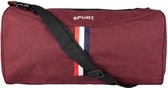 Donkerrode handige kleine Sporttas- 35 cm- ook geschikt als handbagage