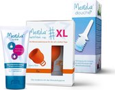 Merula menstruatie cup XL incl Merula lube + douche - fox oranje