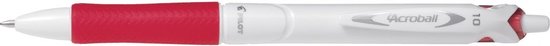 Foto: Pilot balpen acroball pure white rood