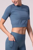 REVIVE seamless Cropped Shirt AMARANTE - lichtgewicht - duurzaam