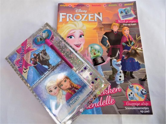 druk fabriek sponsor Disney Frozen doe-boek + gratis schrijfset !!, Disney | 7446046438491 |  Boeken | bol.com