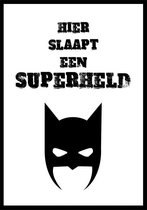 Kinderposter Superheld A2