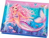 Fantasy model doos met schrijfwaren mermaid