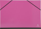 ACROPAQ Tekenmap A3 - 32 x 45 cm, met Elastieken, Roze