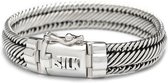 SILK Jewellery - Zilveren Armband - Weave - 733.20 - Maat 20