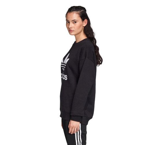 adidas originals stitch boyfriend crew sweatshirt