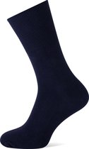 Katoenen diabetes sokken - 1 paar - Donker Blauw - Maat 43/45