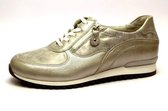 Waldläufer Dames Sneaker 370013 Taupe/Asphalt - Hurly wijdte H - Maat 4