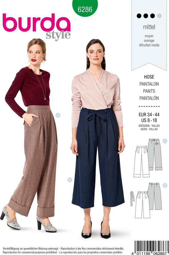 Broeken - Damen - Naaipatronen | Burda Style