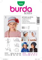 Burda Naaipatroon 9496 - Mutsen en hoedjes