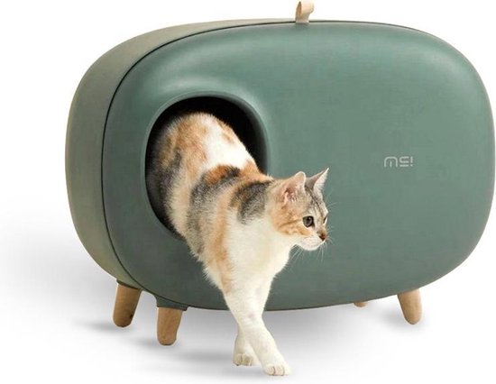 MakeSure Kattenbak Met Lade - Groen - Design