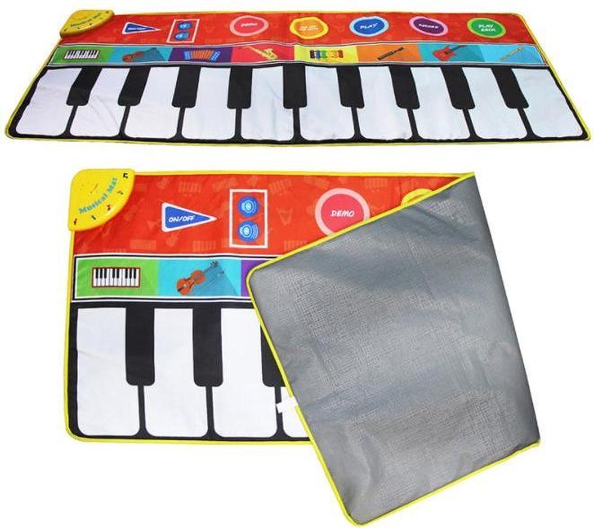 JollyToddler - Blanket de piano - Tapis de piano - Tout-petits - Bébé -  Musique 