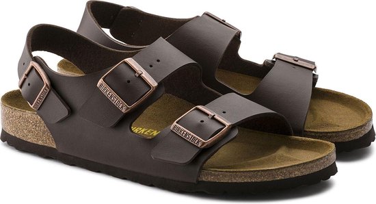 Birkenstock Slippers zwart | kleertjes.com
