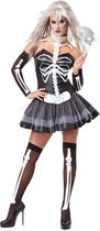 CALIFORNIA COSTUMES - Zwart en wit sexy skelet kostuum voor vrouwen - L (42/44) - Volwassenen kostuums