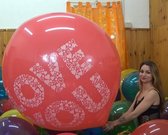 2 Cattex reuze ballonnen - Love You Print - Rood - 36 inch - 90 cm - grote ballonnen