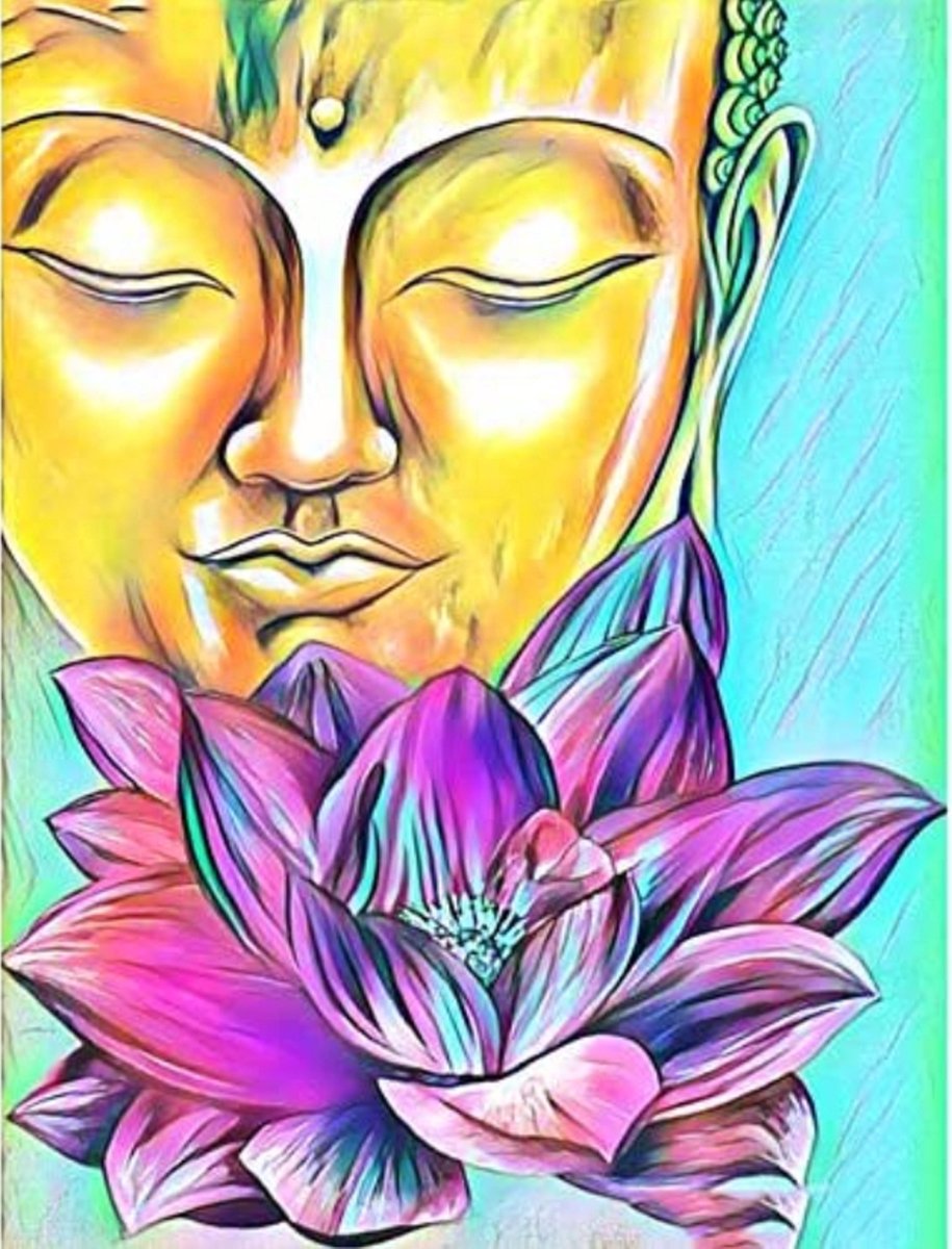 Diamond painting volwassenen, volledig pakket, full Boeddha