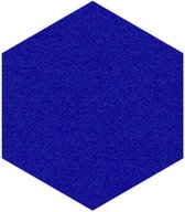 6-hoek vilt onderzetter - Donkerblauw - 6 stuks - ø 95 mm - 6-hoek - Glas onderzetter - Cadeau - Woondecoratie - Woonkamer - Tafelbescherming - Onderzetters Voor Glazen - Keukenben