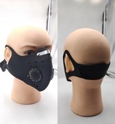 AUORA  Elevation Mask - Trainingsmasker - Zuurstofmasker - Zwart
