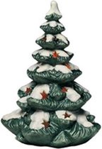 Goebel - Kerst | Decoratief beeld / figuur Lichtjesboom | Aardewerk - 18cm - kerstboom