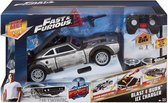 Auto met afstandsbediening Fast & furious grijs 40 cm lang +-12 hoog