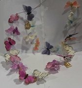 3x Long Island Living - vlinders guirlande - 100 cm