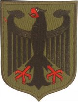 Duitse Flag met adelaar Geborduurde  patch embleem met klittenband