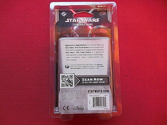 Thumbnail van een extra afbeelding van het spel Asmodee Star Wars The Card Game - Aggressive Negotiations - EN
