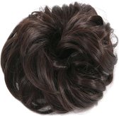 Hair Bun Wrap Haarstuk Extensions UP DO donkerbruin 100%hoogwaardig thermofibrehair