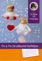 DIY wolvilt pakket: MS & MS bruidspaar