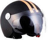 ARMOR AV-64 open jethelm Vespa scooter helm motorhelm, piloten helicopterhelm XS 53 / 54cm hoofdomtrek