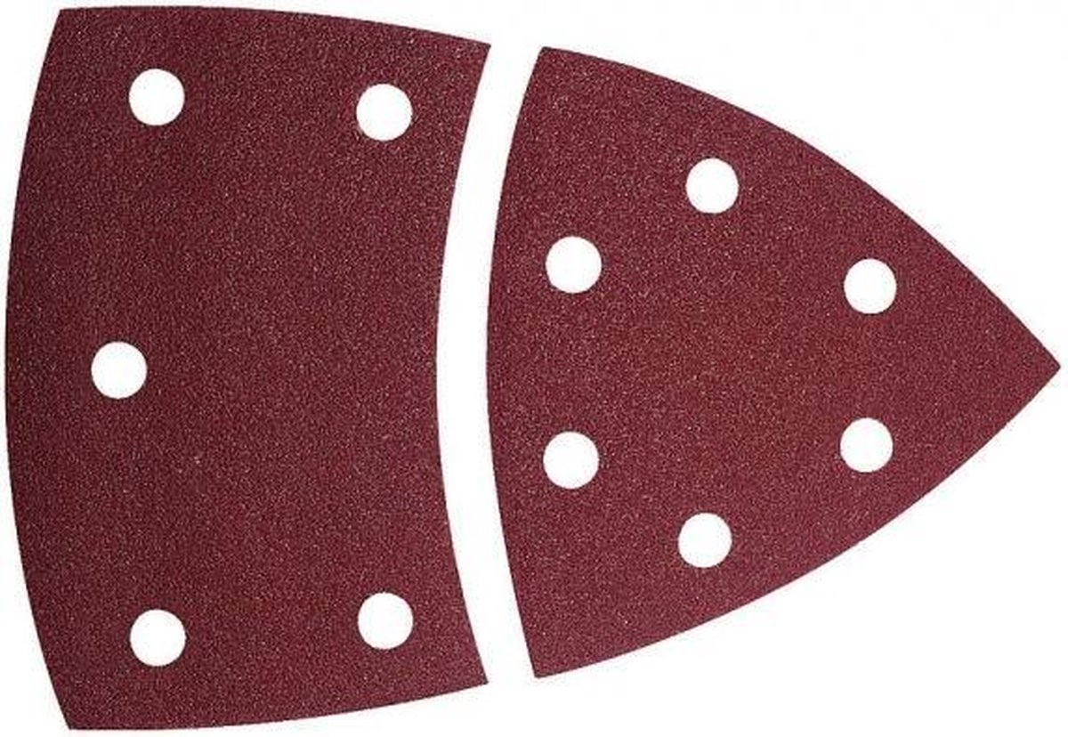 Schuurpapier MULTI/DELTA K80 100x140mm, 5 stuks verpakking, Velcro