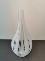 Fles doorzichtig witte lijnen - Fidrio
