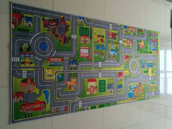 Speelkleed play fun - Speeltapijt - 140 x 200 cm - playfun speelmat - antislip en wasbaar