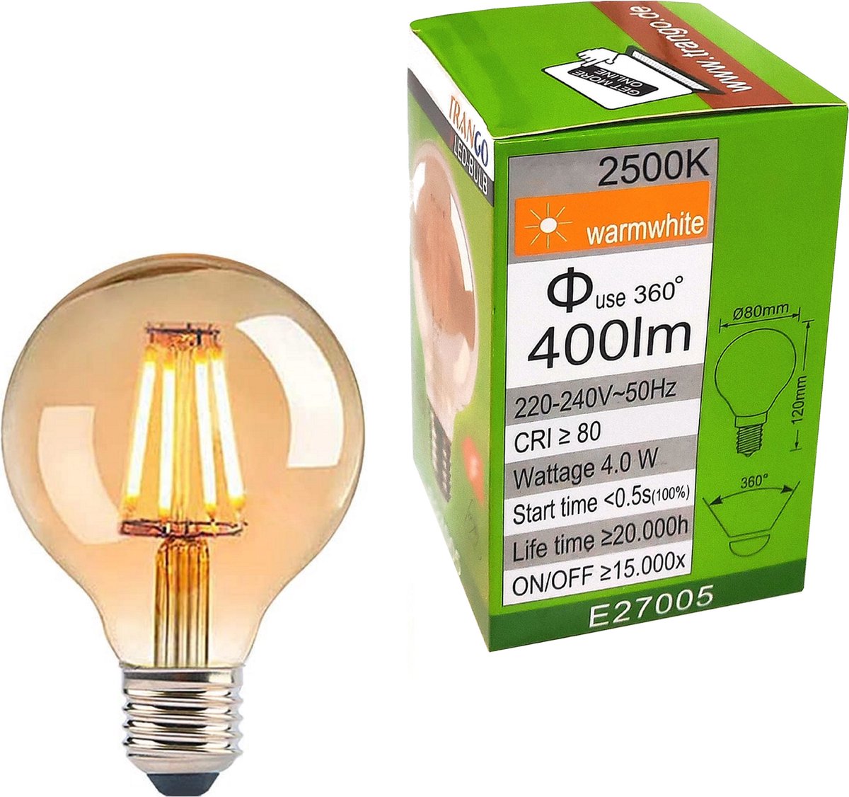 Trango 3-vlam 1531A-SD vloerlamp antraciet-mat *EARTH* incl. 3x 4W 3-traps dimbare E27 LED lamp 2500K goud-warm wit ca. H1550mm 3 lamparmen draaibare vloerlamp, kantoorlamp — cadeau in Wonen & Interieur - foto 2