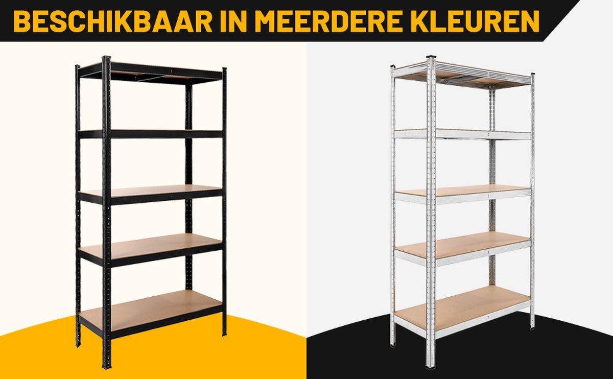 Stellingkast staal 180x70x30 cm 500 kg kopen