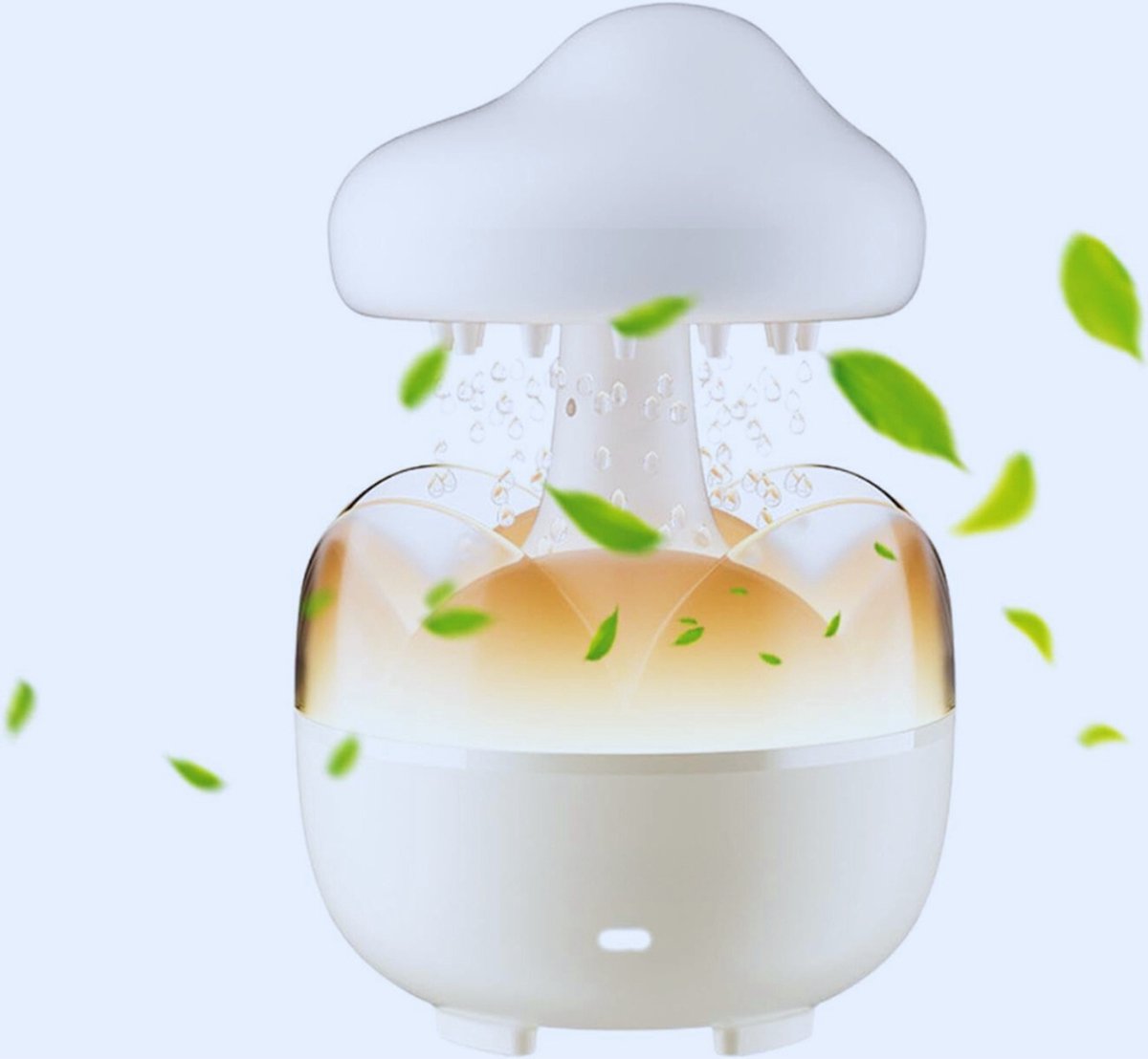 Goedkoopste Cloud Rain Luchtbevochtiger Met 7 Kleuren LED Verlichting En Regen Geluid – Creatieve Bevochtiger Met Afstandsbediening Voor Slaapkamer En Woonkamer