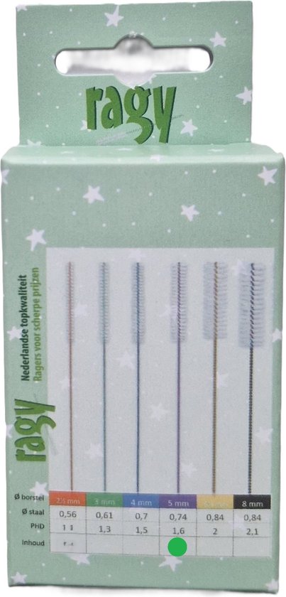 Ragy 5mm (violet) - Interdentale Ragers - 25 stuks - maat M ...