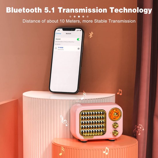 GPO WESTWOODCRE Nostalgische Bluetooth speaker