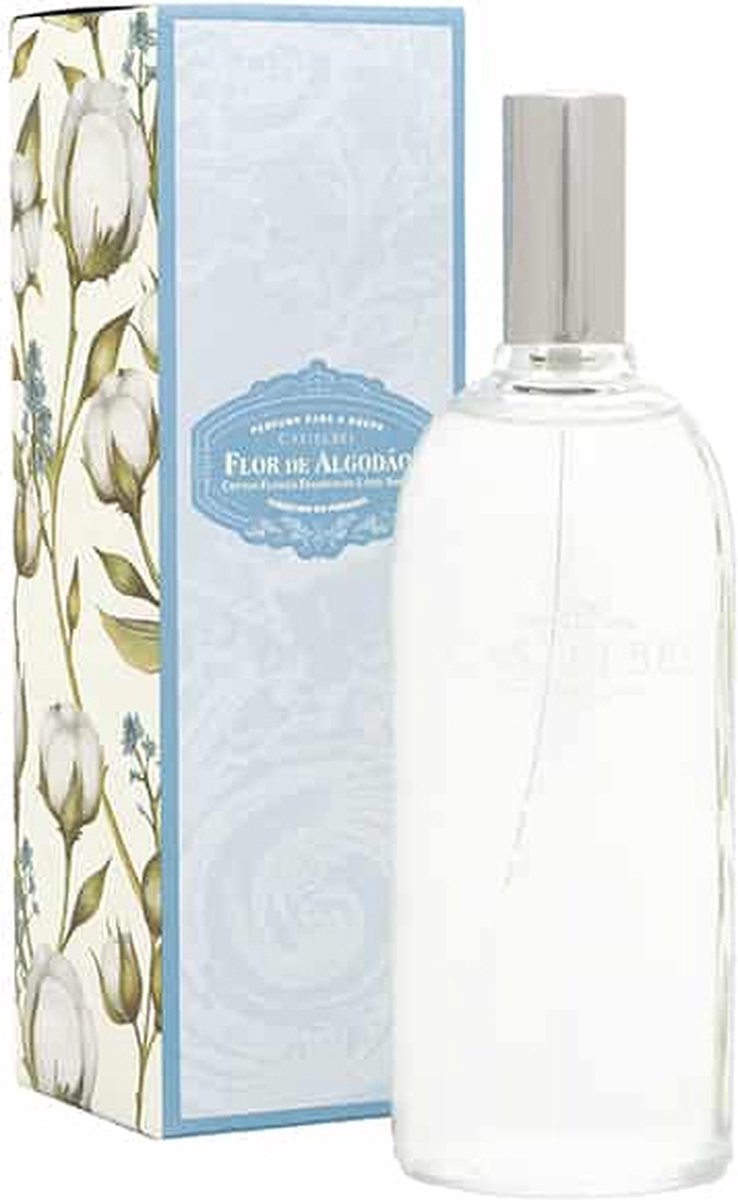 Castelbel Cotton Flower huisparfum en textielverfrisser spray room 100ml