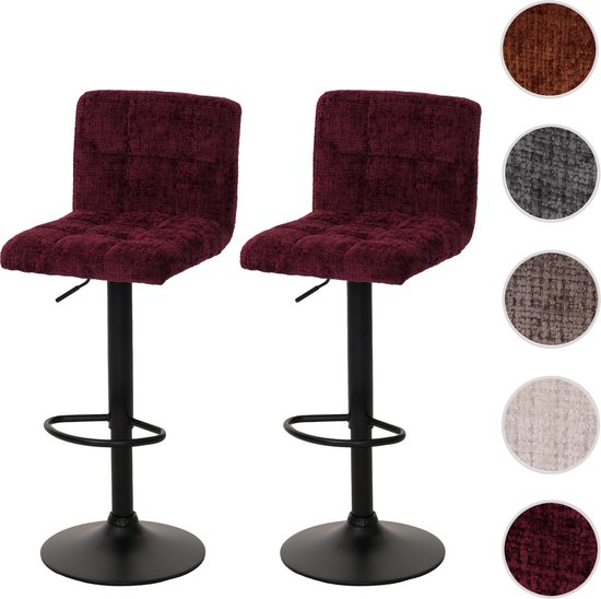 chairus Draaibare barkruk set van 2 linnen keuken ontbijt bar stoelen in hoogte verstelbare hoge kruk met voetsteun (groen-2