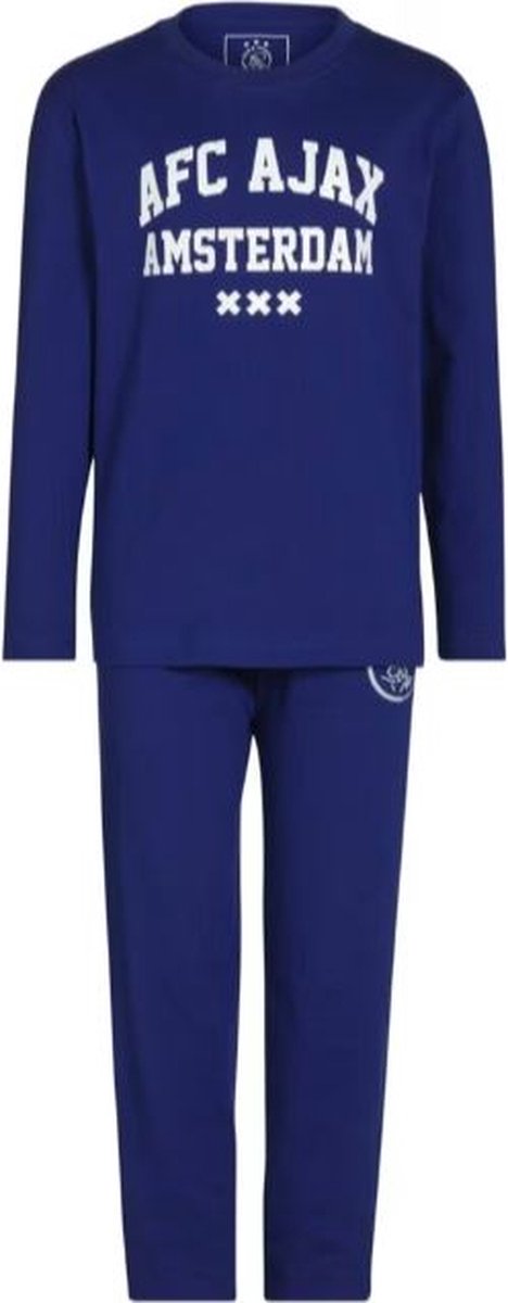 AFC Ajax Pyjama - Maat 104/110 - Blauw - 100% katoen
