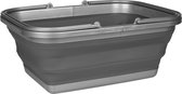 Poubelle pliable OTRS - Grijs - Capacité environ 16 litres