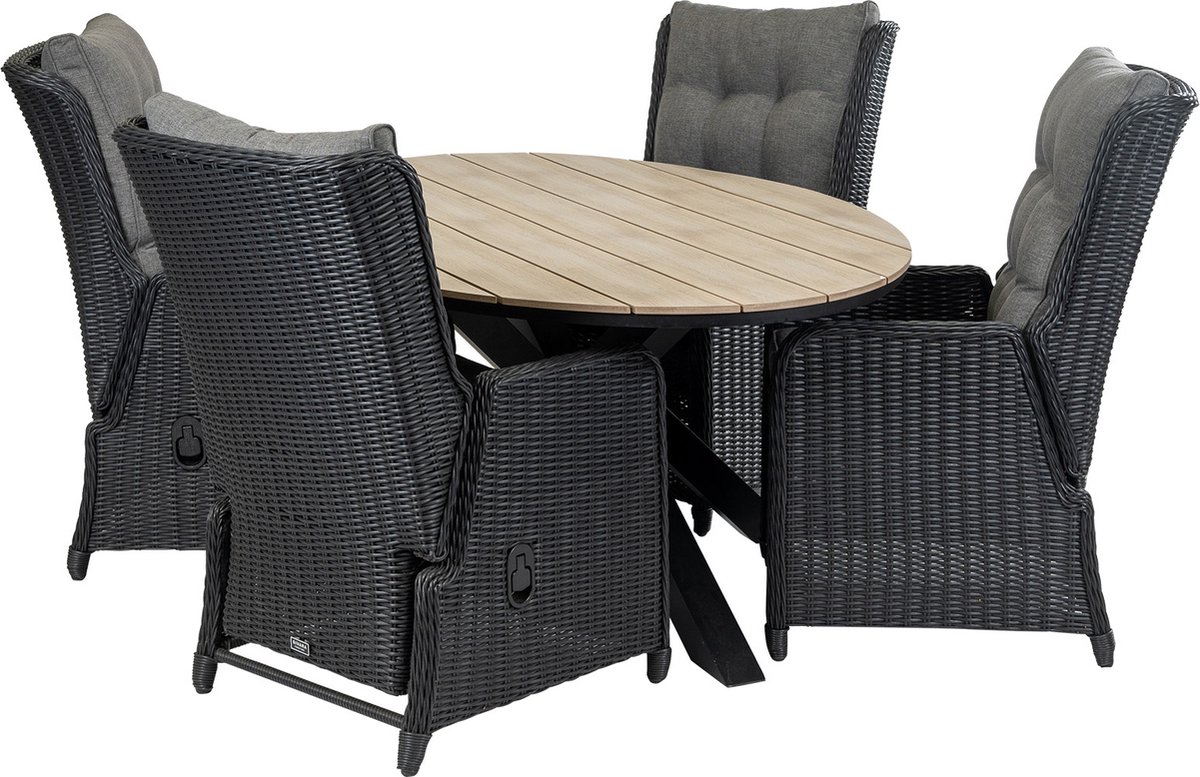 Zijtafel aflegblad met bekerhouder zwart voor campingstoel Zijtafel aflegblad met bekerhouder zwart voor campingstoel